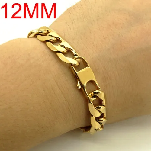 100% Stainless Steel Gold Color Bracelet