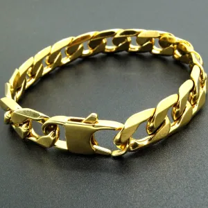 100% Stainless Steel Gold Color Bracelet