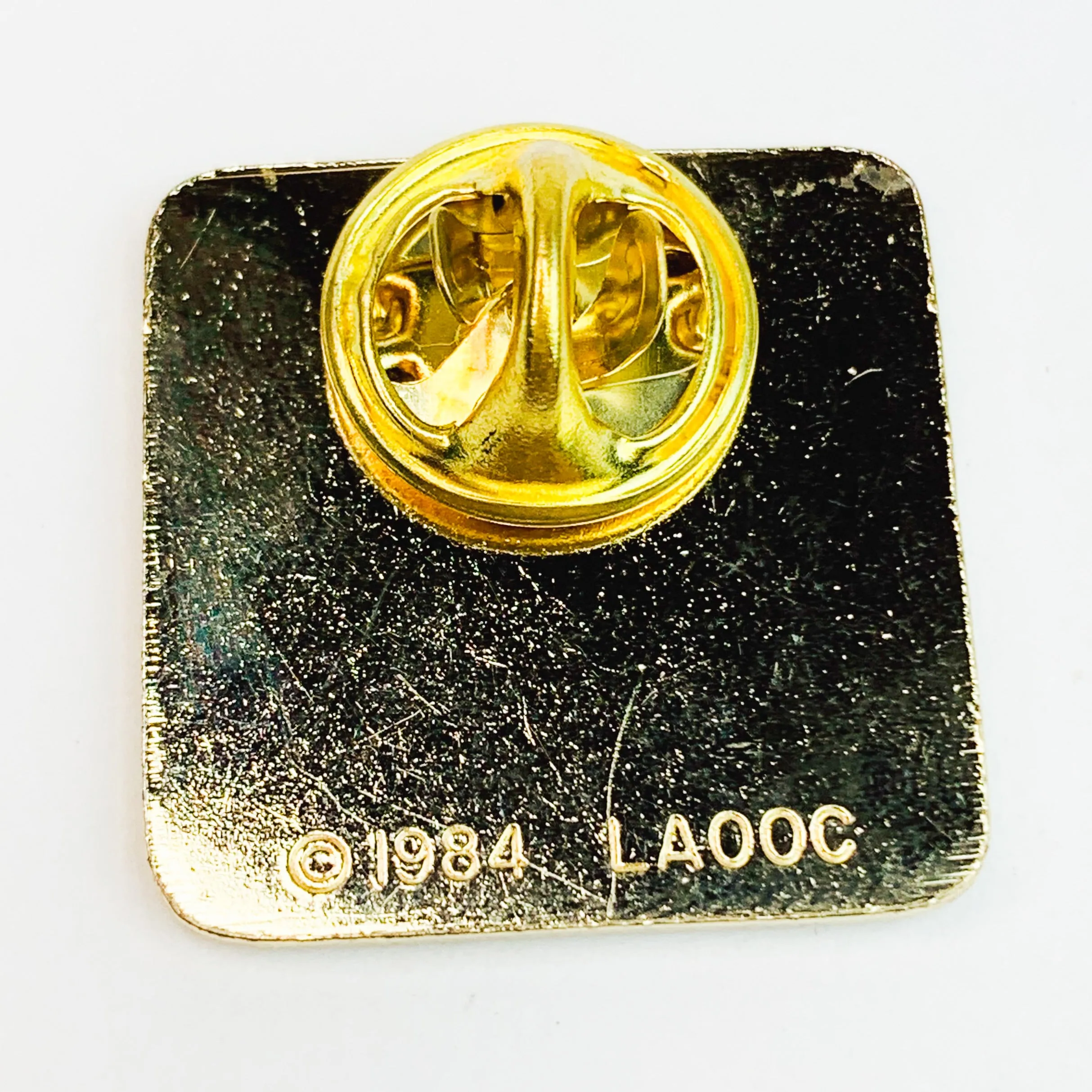 1984 LA Olympics LAOOC Thanks Souvenir Lapel Pin