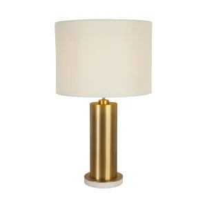 Artemis Marble Metal Table Lamp 65cm