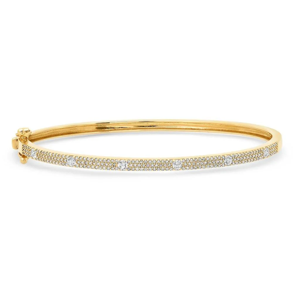 ASSURED DIAMOND BRACELET, GOLD