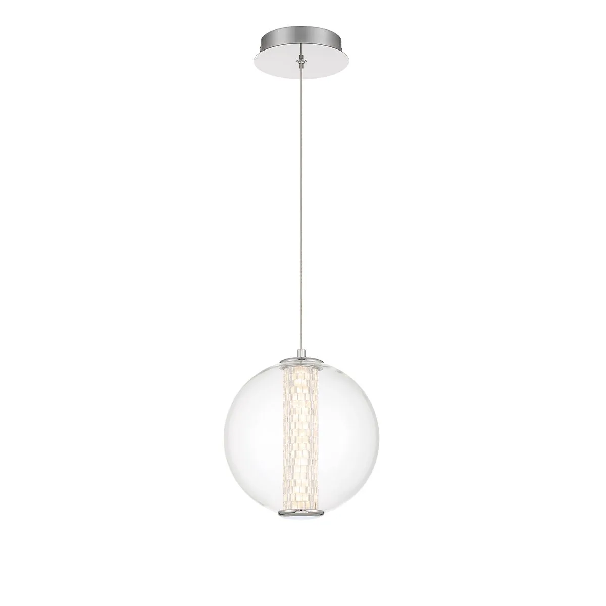 Atomo 9 in. LED Pendant Light Gold Finish