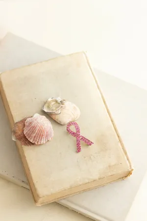 Breast Cancer Awareness Bling Brooch