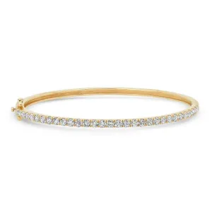 BRILLIANT DIAMOND BANGLE, GOLD