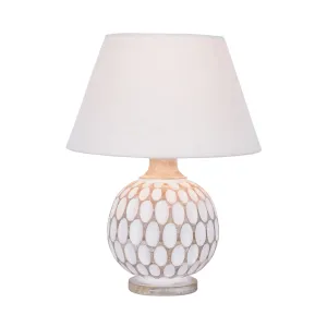 Caspar Wooden Table Lamp 38cm