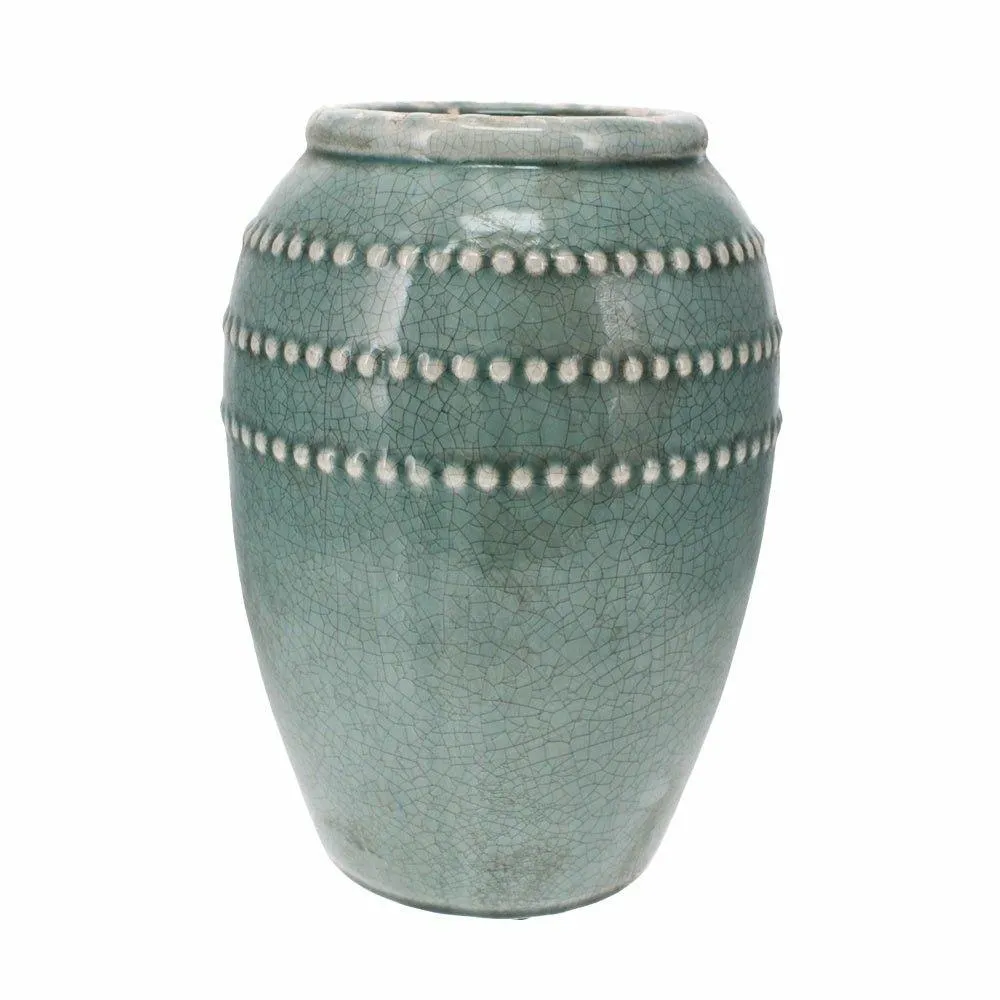 Celadon Bobble Rings Vase