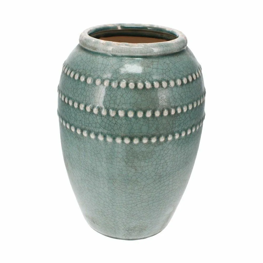 Celadon Bobble Rings Vase