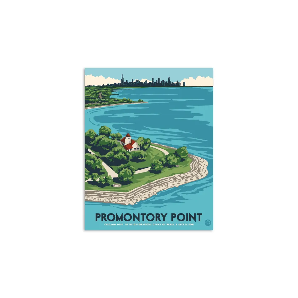 Chicago Promontory Point WPA Tourism 5" x 7" Archival Print