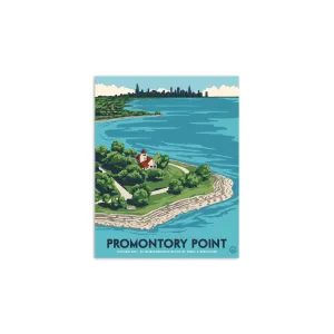 Chicago Promontory Point WPA Tourism 5" x 7" Archival Print