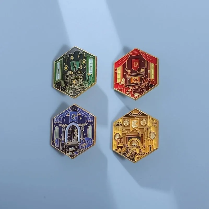 Classical Vintage Style Pin Geometric Zinc Alloy Plating Unisex Brooches