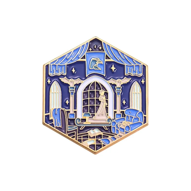 Classical Vintage Style Pin Geometric Zinc Alloy Plating Unisex Brooches