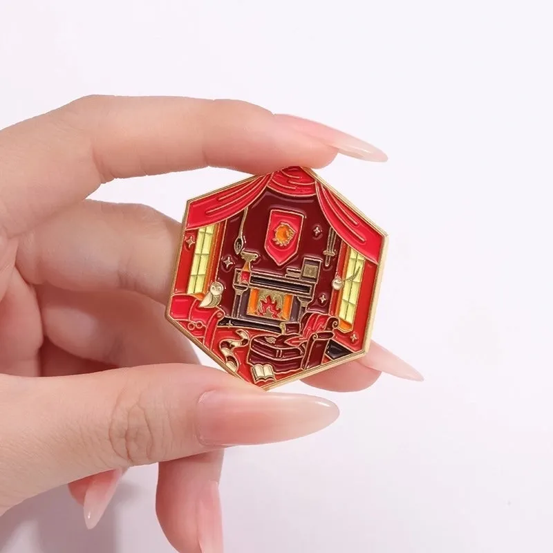 Classical Vintage Style Pin Geometric Zinc Alloy Plating Unisex Brooches