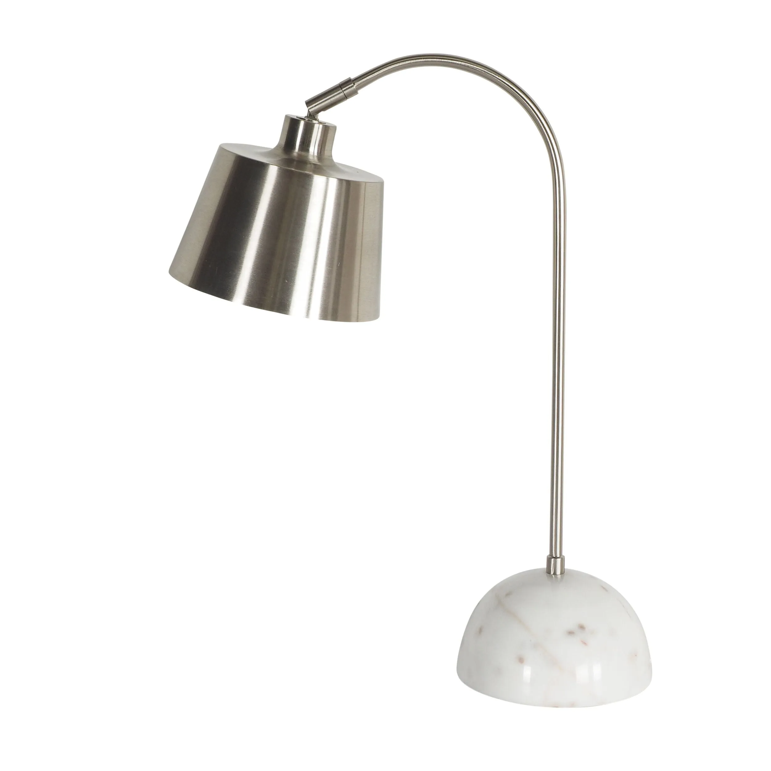 Clio Chrome Marble Table Lamp 53cm