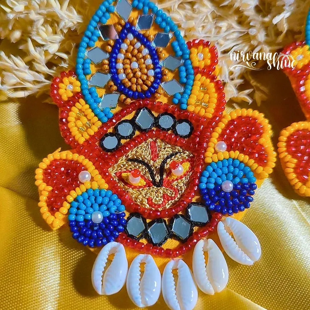 Durga Maa handmade Earrings