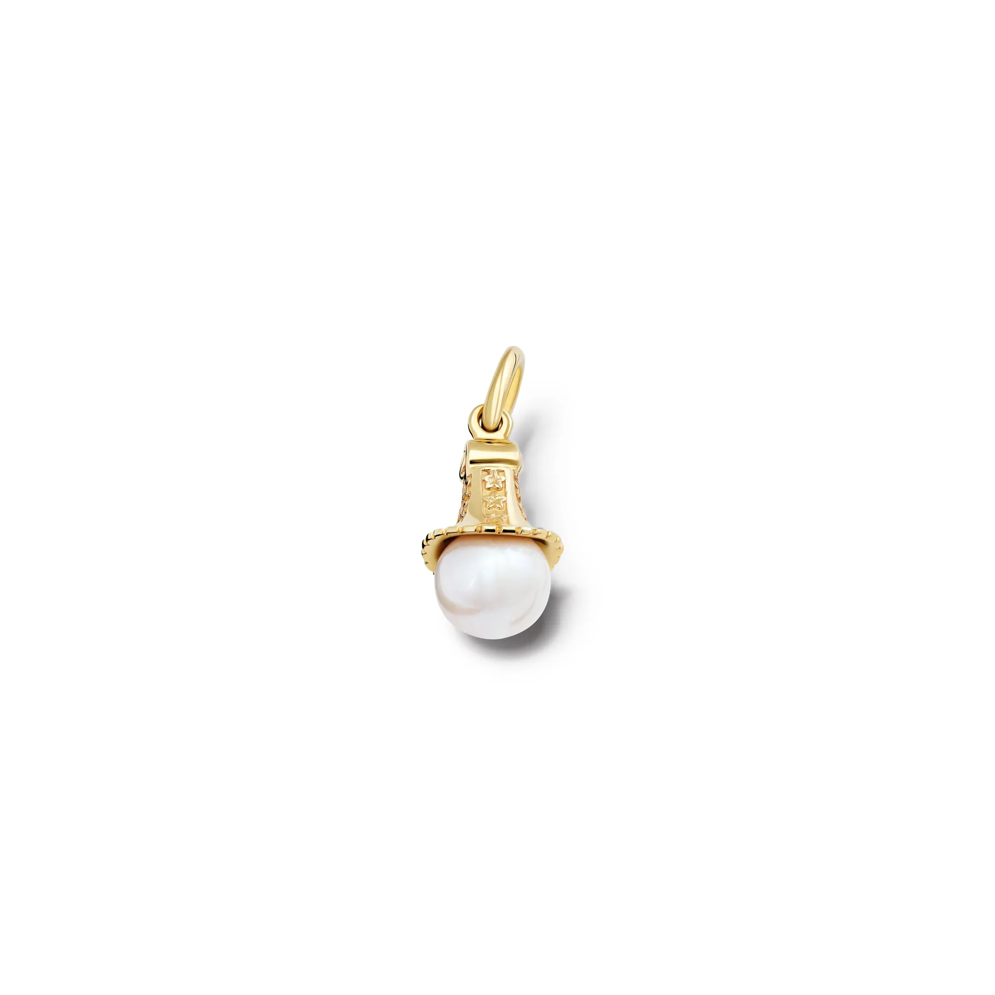 Fouquet Necklace Pendant Yellow Gold - Pearl