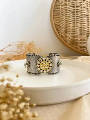 German Silver Kundan Handcuff