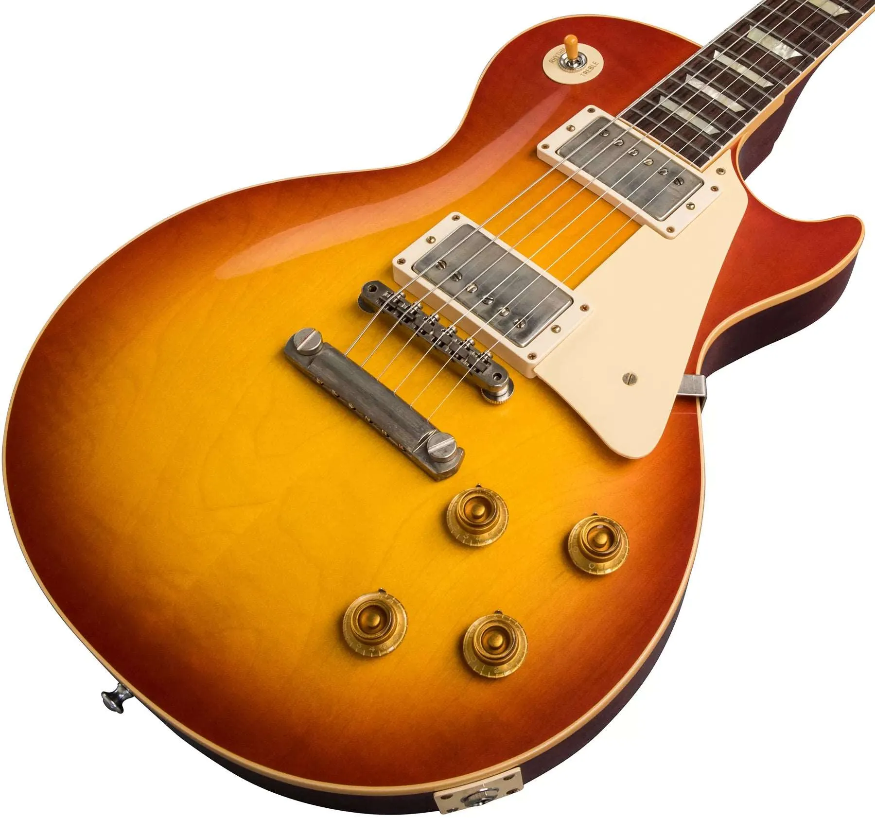 Gibson 1958 Les Paul Standard Reissue VOS Electric Guitar, Washed Cherry Sunburst