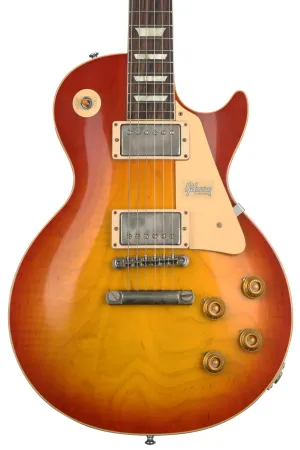 Gibson 1958 Les Paul Standard Reissue VOS Electric Guitar, Washed Cherry Sunburst