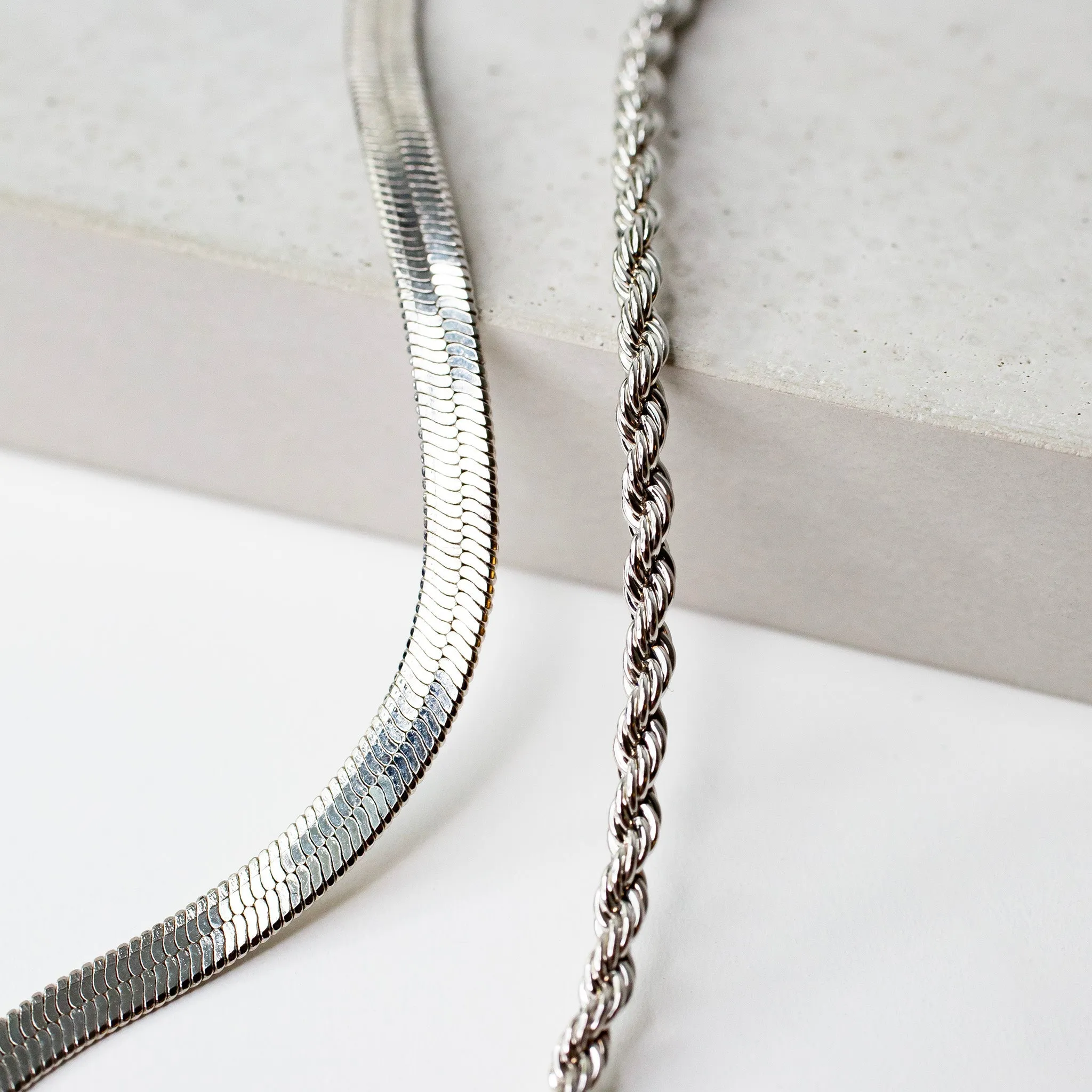 Gigi Herringbone Chain Bracelet