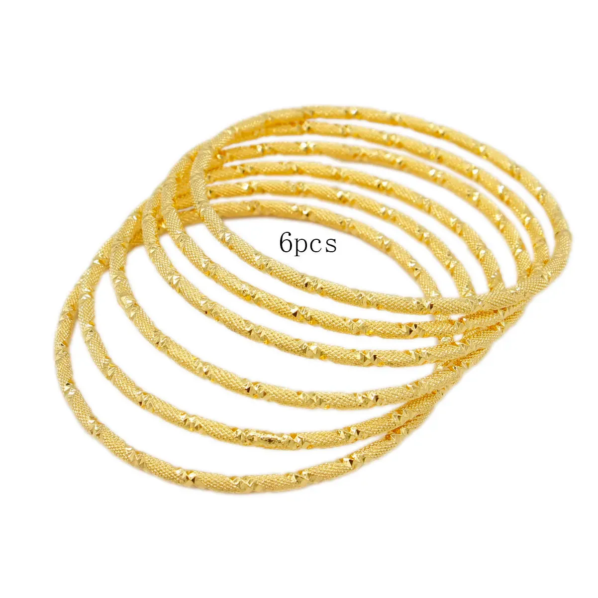 Gold Plated Bangle for women African Dubai Bracelet Wedding Luxury  Jewelry