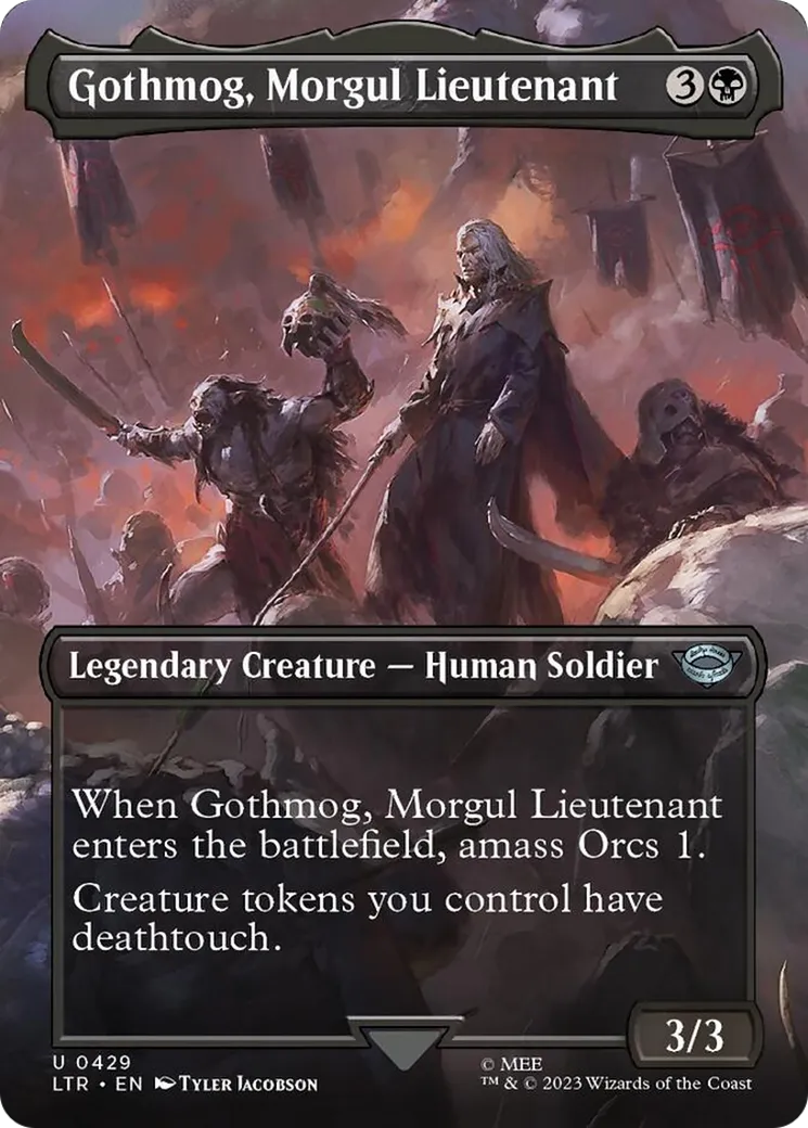 Gothmog, Morgul Lieutenant (LTR-429) - The Lord of the Rings: Tales of Middle-earth (Borderless) [Uncommon]