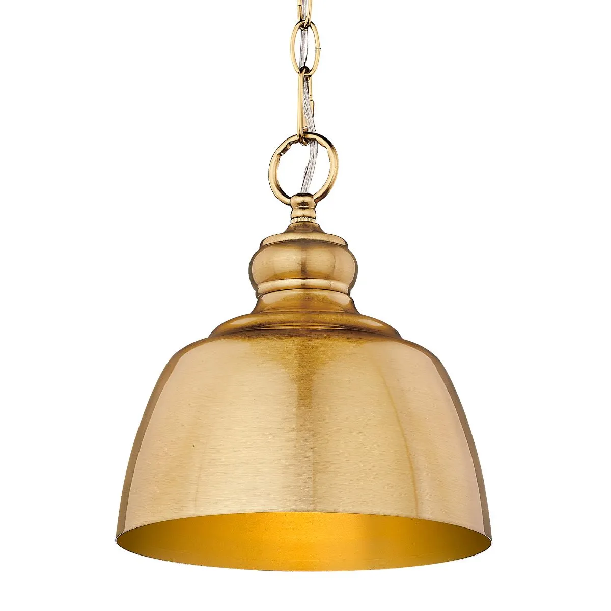 Holmes 9 in. Pendant Light Gold Finish