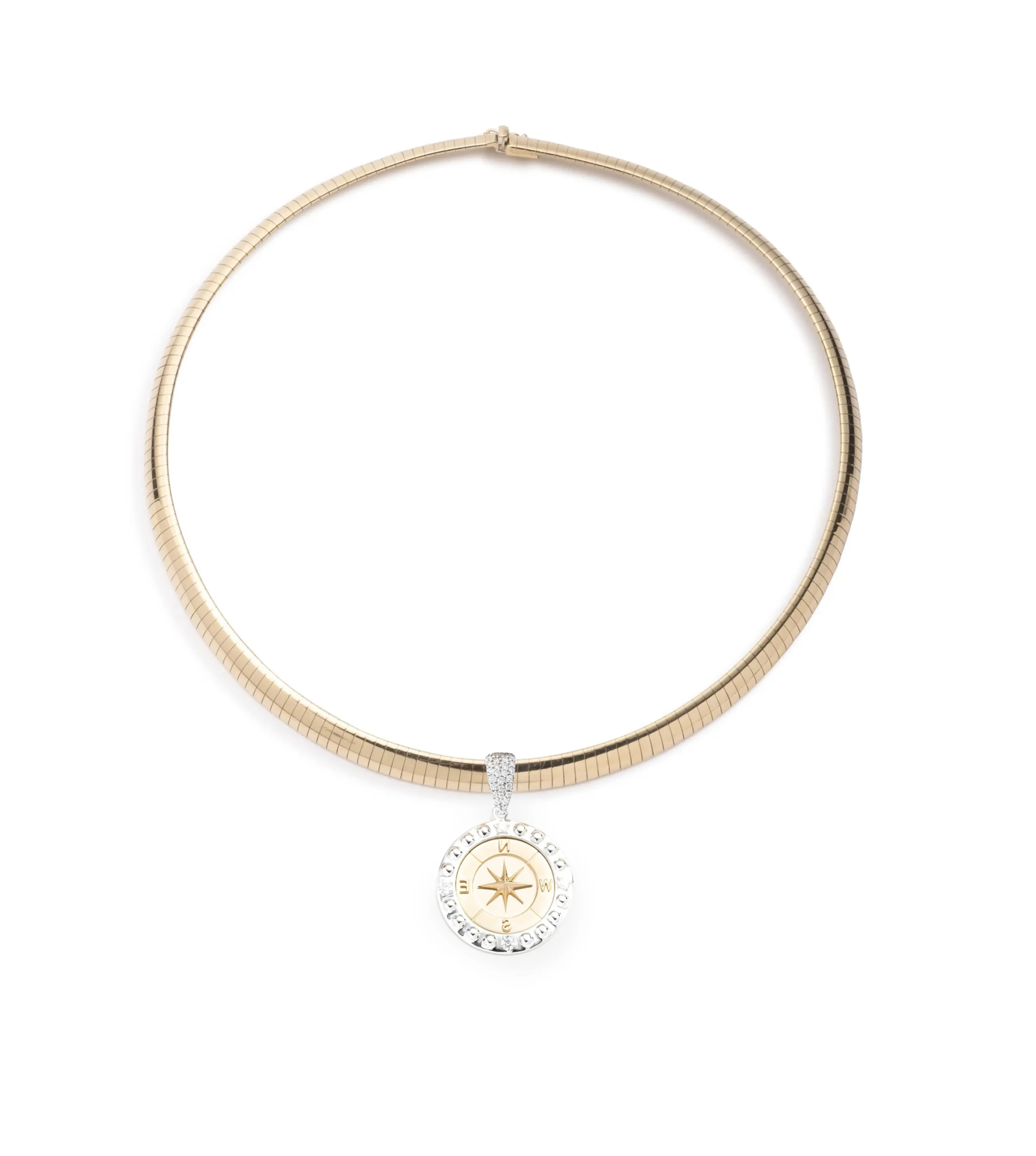 Internal Compass : Medium Sleek Collar Necklace