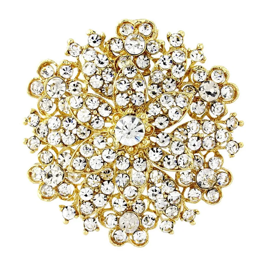 Kacey Crystal Brooch