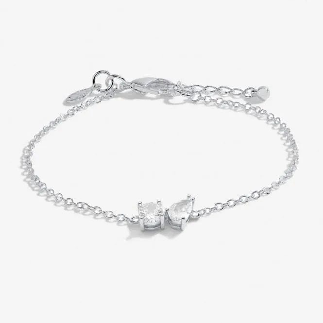 Love From Your Little Ones Two Silver Plated 18cm   3cm   Bracelet 7302