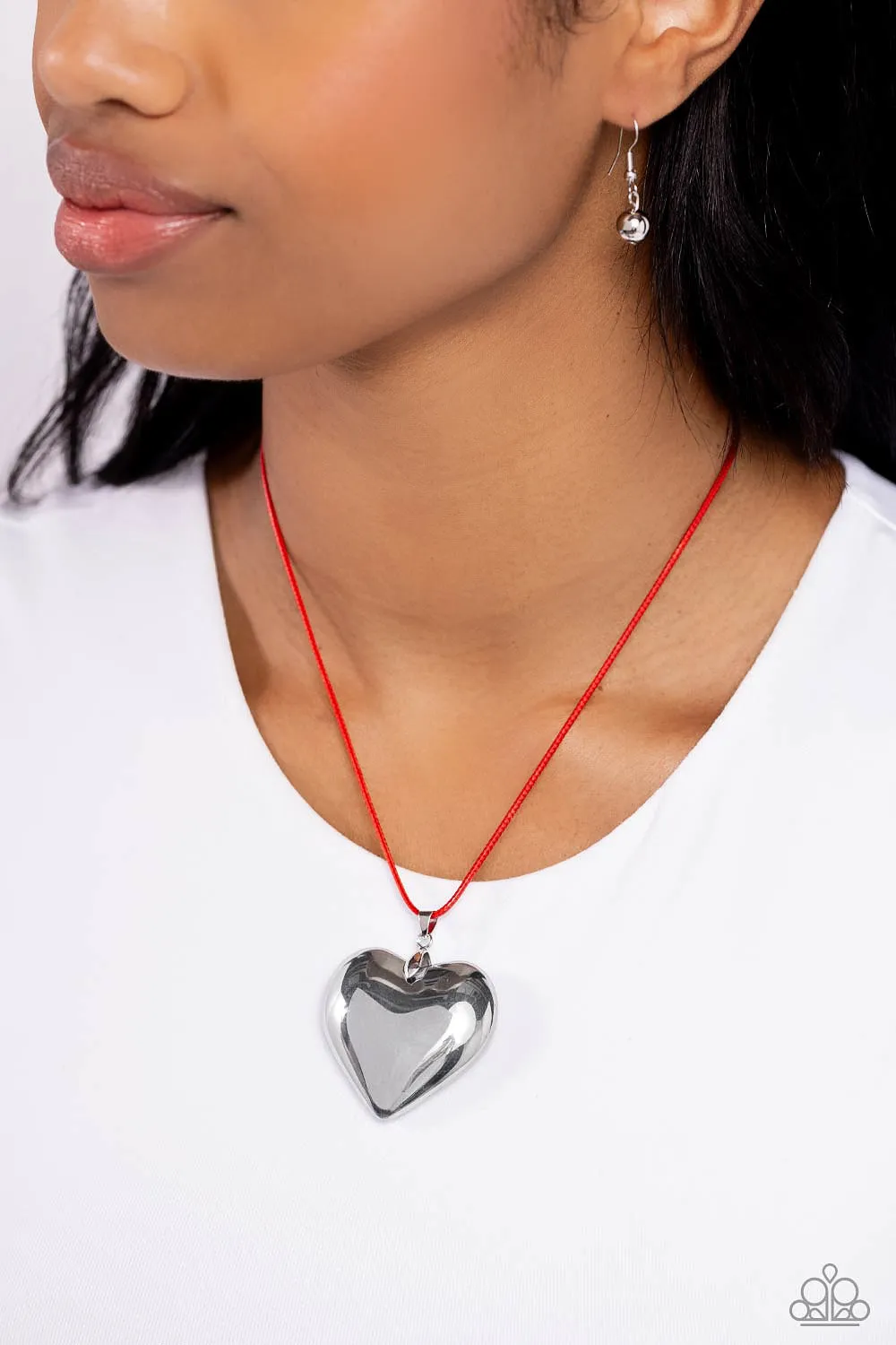 Necklaces Devoted Daze - Red VDAY V501