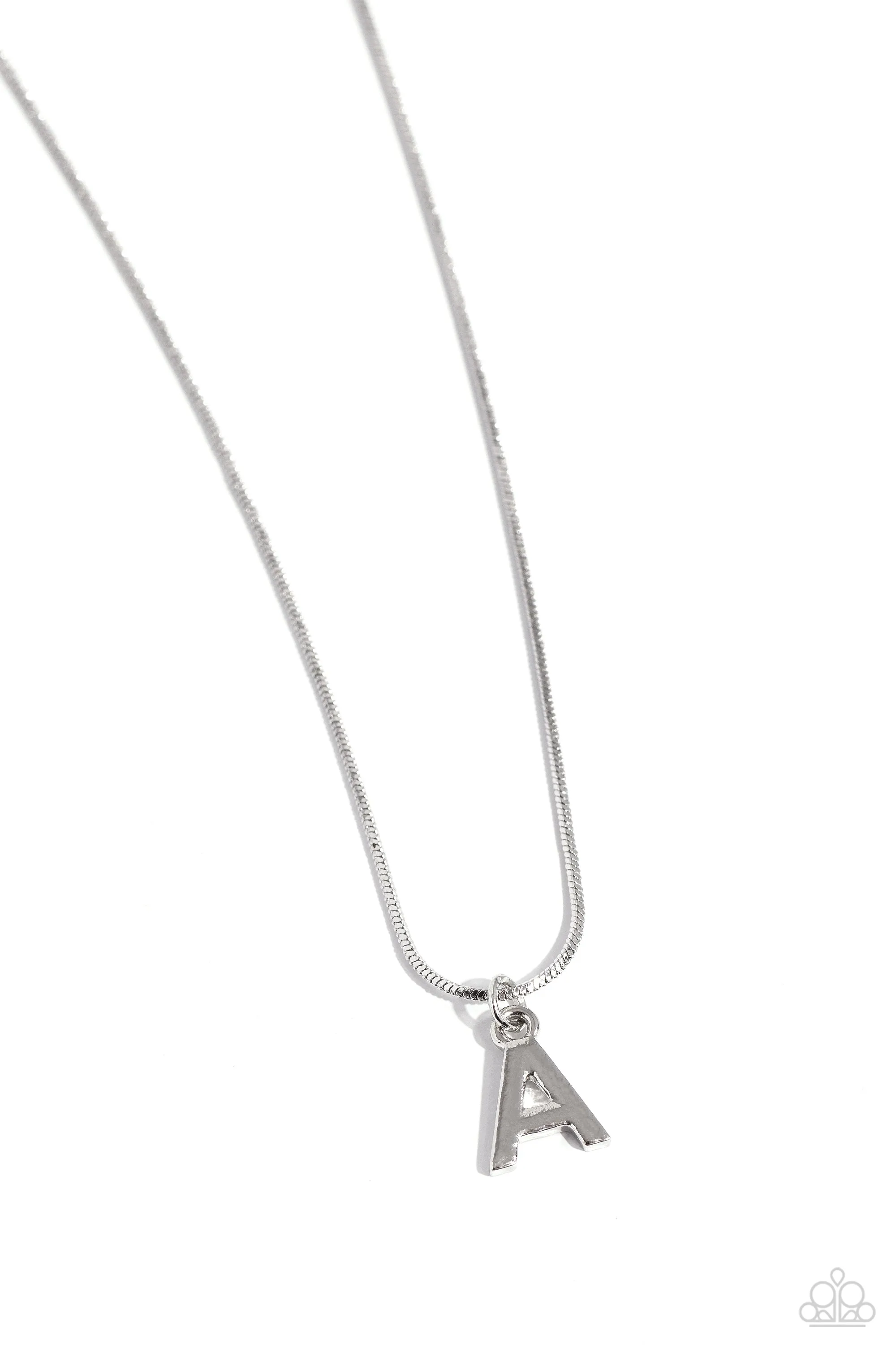 Necklaces Seize the Initial - Silver - A