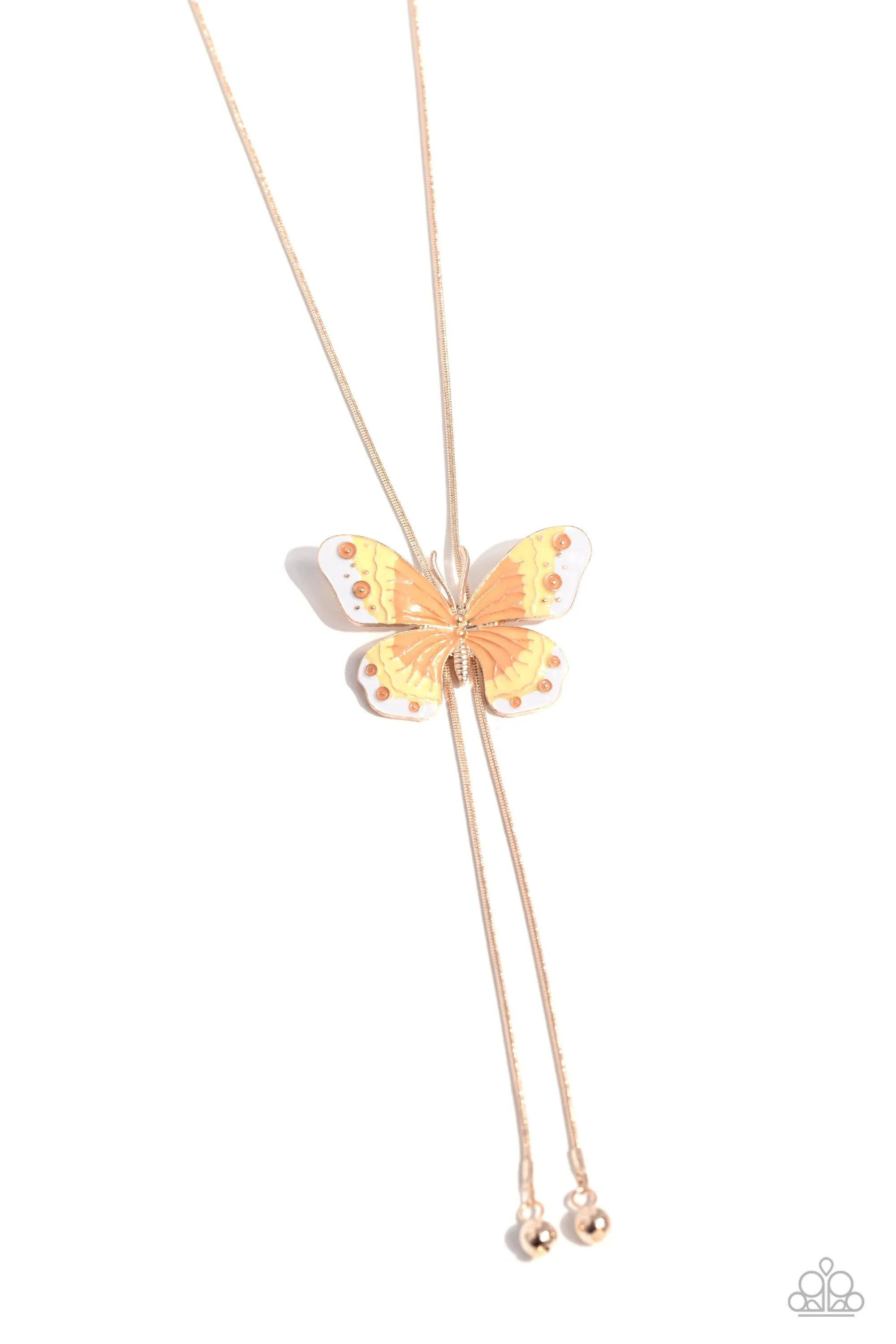 Necklaces Suspended Shades - Rose Gold Butterfly