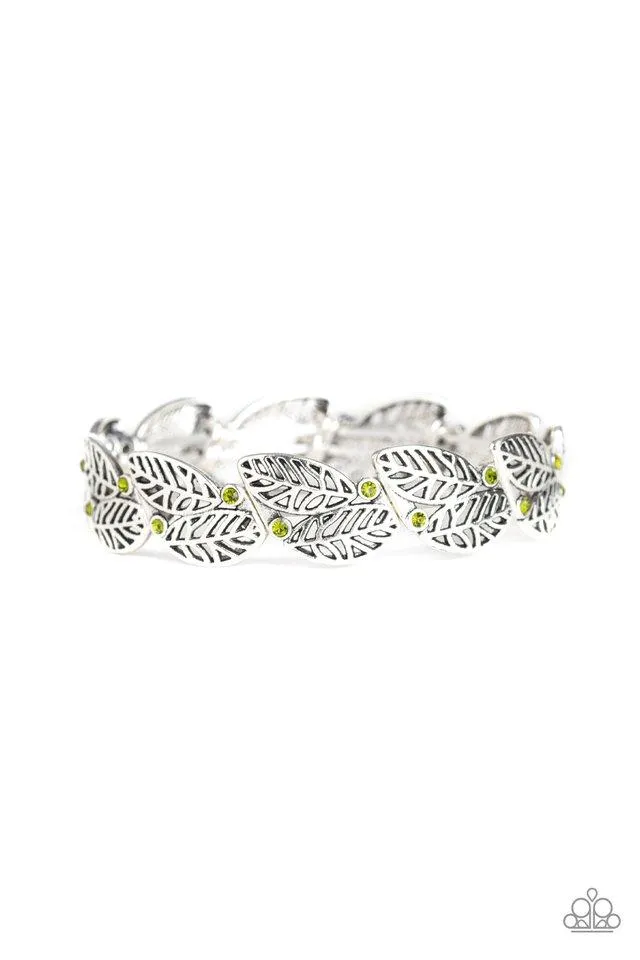 Paparazzi Bracelet ~ Fall Flair - Green