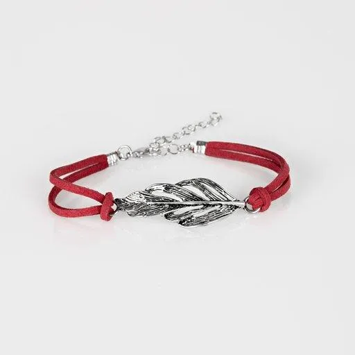 Paparazzi Bracelet ~ Faster Than FLIGHT - Red