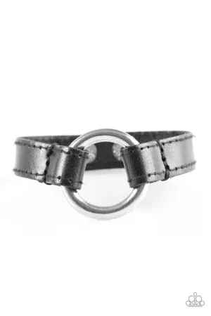 Paparazzi Bracelet ~ Secure The Perimeter - Black