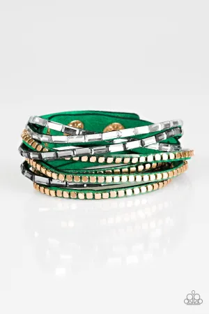 Paparazzi Bracelet ~ This Time With Attitude - Green