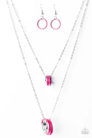 Paparazzi Necklace ~ Be Fab-YOU-lous!  - Pink