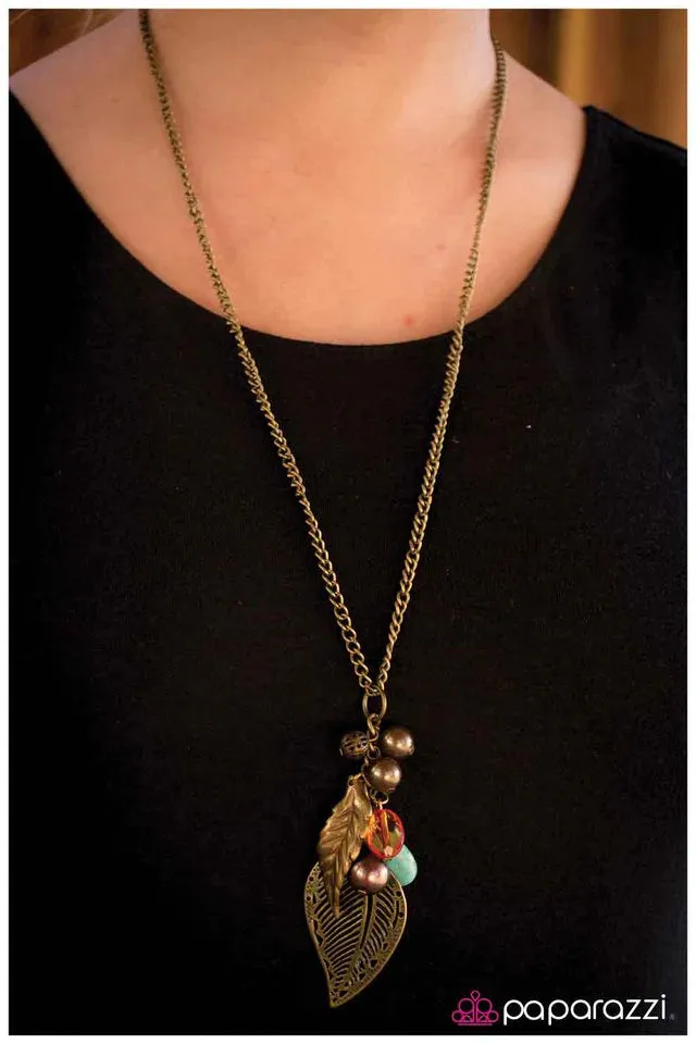 Paparazzi Necklace ~ In My Element - Brass