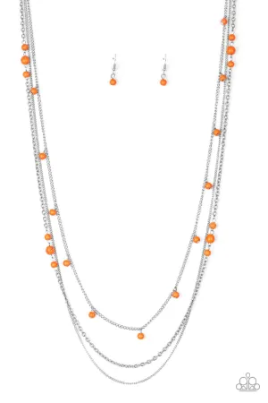 Paparazzi Necklace ~ Laying The Groundwork - Orange