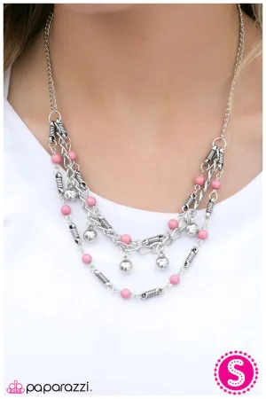 Paparazzi Necklace ~ Only the Finest - Pink