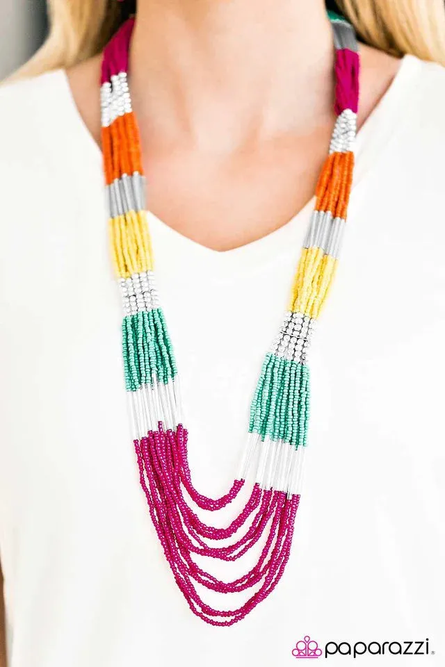 Paparazzi Necklace ~ Wild Weekend - Multi