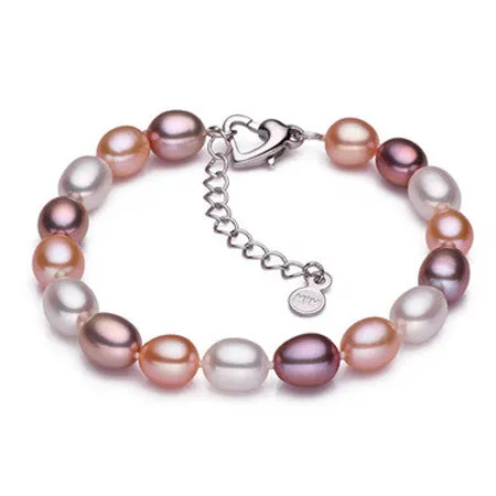 Pearl bracelet for women 18k white gold plated clasp bracelets amp bangles top quality friendship bracelet