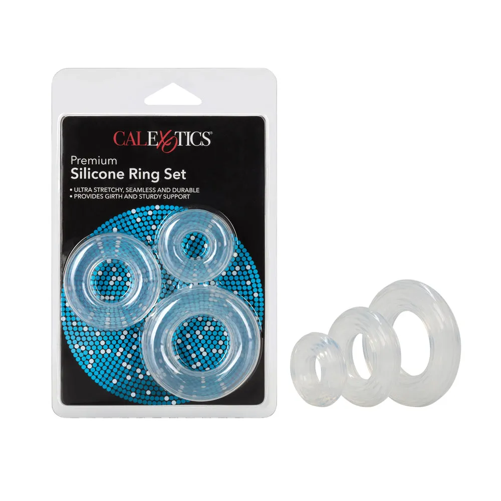 Premium Silicone Ring Set Clear