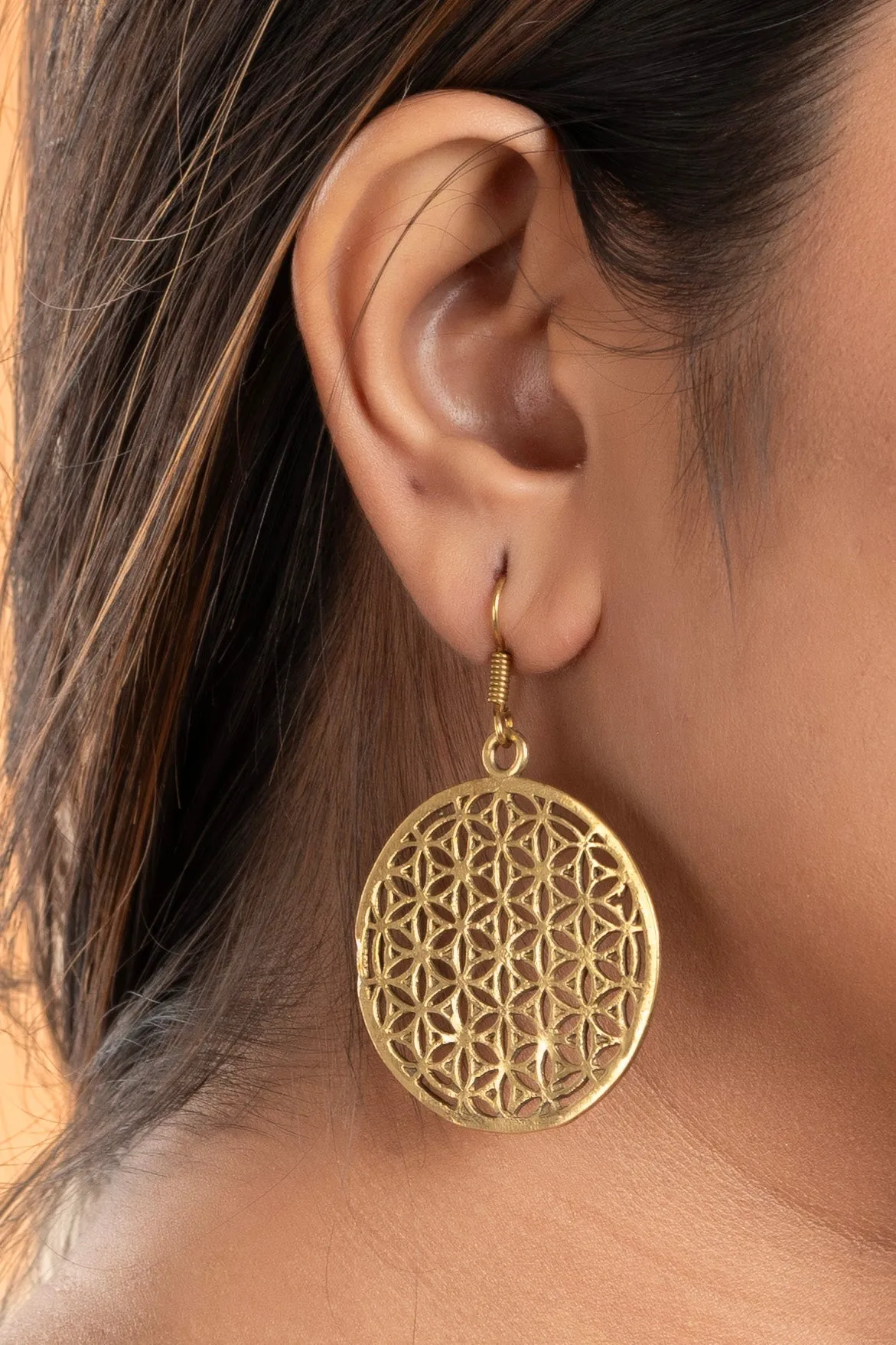 Quirky Golden Kudi Pataka Earrings with Ghungroo - Oxidised Silver, Non-Allergic, Ideal for Gifting