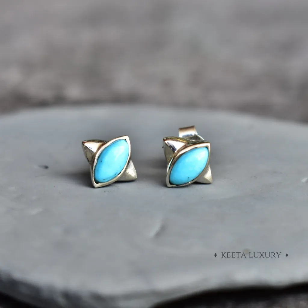 Shield Guardian - Turquoise Studs