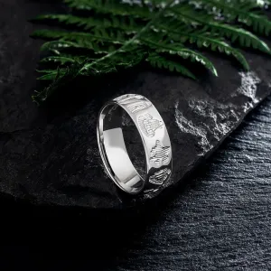 Silver History Of Ireland Ring