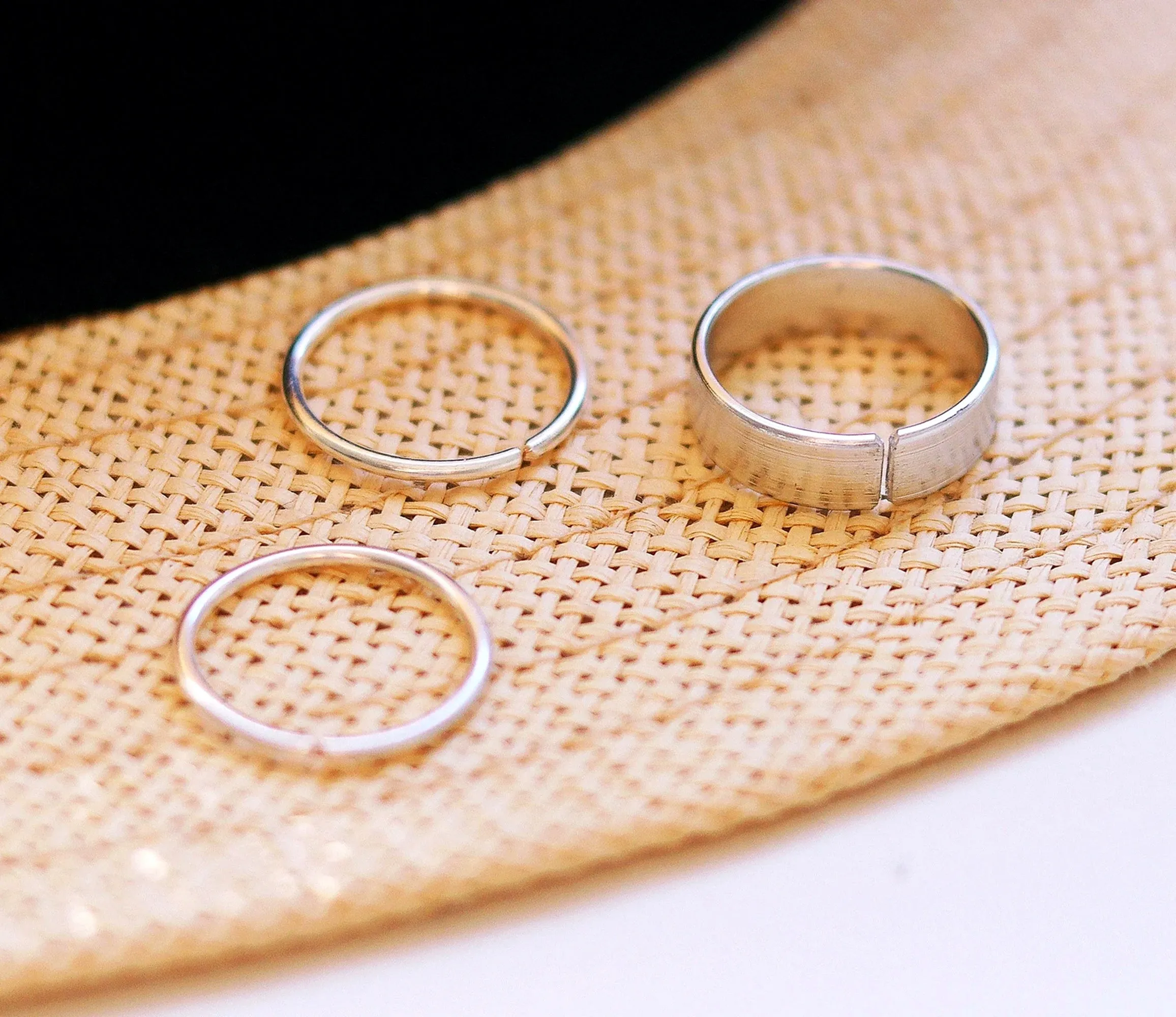 Silver Knuckle Ring Set of 3