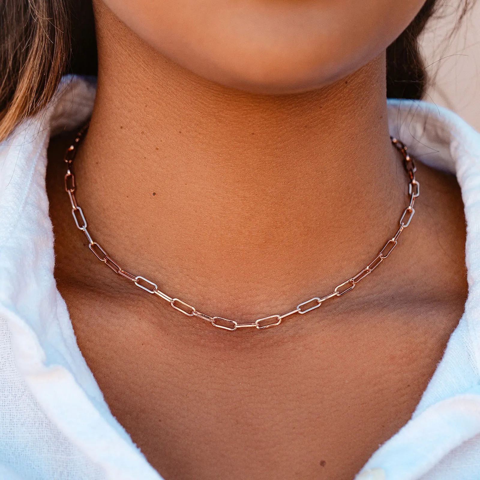 Simple Paperclip Chain Choker