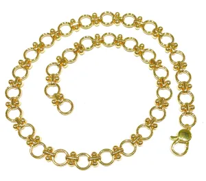 Sleek Interconnected Gold-Filled Link Chain Necklace 16”, 18”, 20”