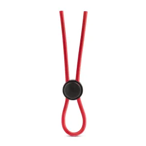 Stay Hard Silicone Loop Cock Ring Red